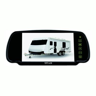 China RGB AHD 7 inch rear view mirror monitor for sale