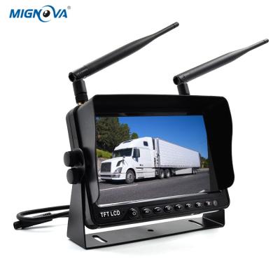 China Shockproof Wireless RV Camera Backup System 7 Inch Monitor Compatible With Pre-Wired RVs For Car/Van/Truck Farm/Trailer/RV/Pickups/Camping for sale