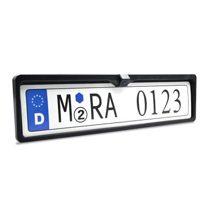 China Waterproof Universal License Plate Frame Camera Night Vision Car Rear View Camera Vehicle Backup 720*576/720*480 Reversing Aid Security for sale