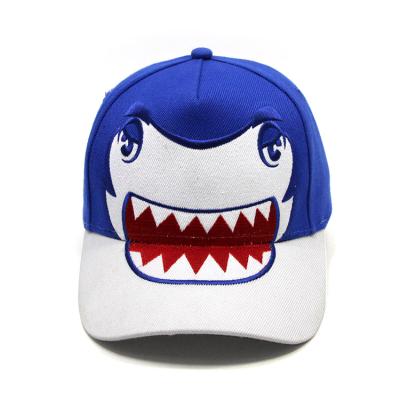 China JOINT NEW Wholesale Fashionable Kids Hat Custom Logo 6 Panels Cotton Baseball Cap for sale