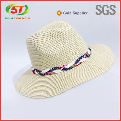 China Wholesale Custom Unisex Character Newcomer Colombian Paper Straw Hats for sale