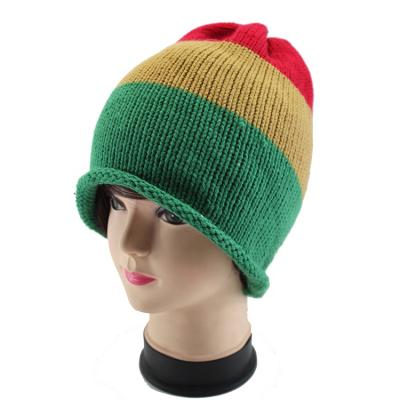 China Wholesale JOINT Rainbow Beanie Jacquard Bennies Hats Knitted for sale