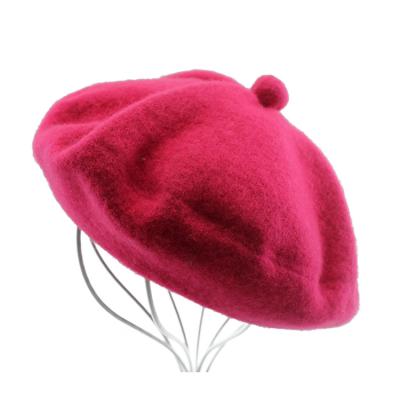 China Character factory autumn and winter woolen beret wholesale custom women fashion knitted beret for sale