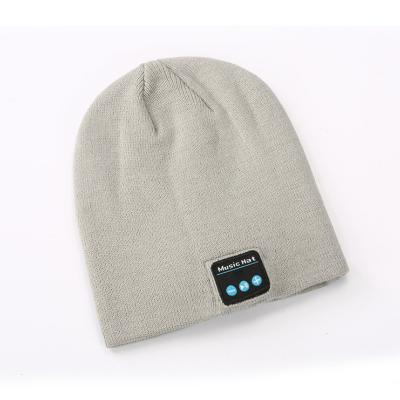 China JOINT Wholesale Fastest Current Promotion Music Earphone Simple Delivery Version Knitted Hat Skull Cap for sale