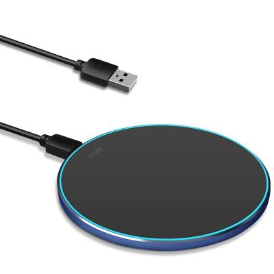 China Type-c Wireless Charger 2022 ABS+PC New Material 2 In 1 Wireless Charger Pad Fit For Iphone Android Phone Wireless Earphone Charging Fast for sale