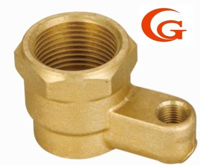 China Lead Free Brass Water Fitting Copper Connection Hexagonal Type Fitting OEM for sale