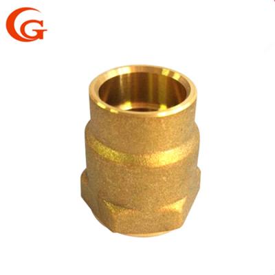 China Lead Free CG-C19 Brass Fitting Hex Type Copper Water Connection / Pipe Fitting OEM for sale