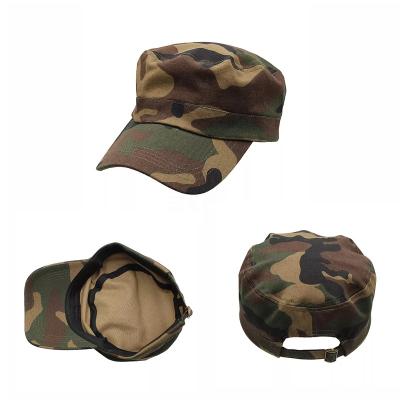 China JOINT Military Cadet Hat Unisex Adjustable Army Flat Hats For Sale for sale