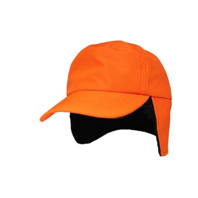 China Custom Logo 3d Hat Embroidery Fashion Orange Hunting Hat Hunting for sale