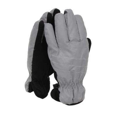 China Jacquard New Arrival Man Running Bicycle Skiing Silver Winter Reflective Gloves for sale