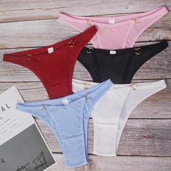 China                  Wholesale Ladies Panties Solid Color Low Waist Underwear Pure Cotton Ladies Panties Seamless Plus Size Women Briefs              for sale