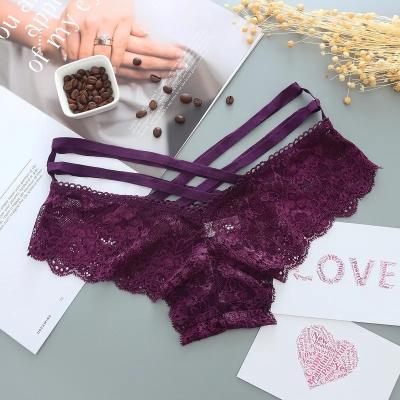 China                  Sexy Lace Fork Strap Panties Women′s Underwear Sexy Panties Women′s Sex              for sale