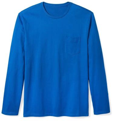 China                  Fashion Factory Wholesale Men′s Generally Fitted Long Sleeve T-Shirts with Pockets              for sale