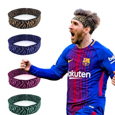 China Elastic Custom color logo and width head tie fashion sports tennis elastic athletic headband for sale