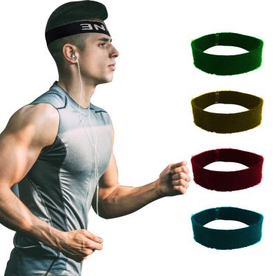 China wholesale elastic custom color logo and width low moq head tie sports headband for sale