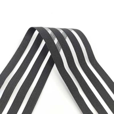 China Guangzhou Elastic Webbing Thin Elastic Band Breathable Elastic Webbing for Garments for sale