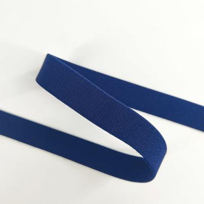 China Free sample manufacturer custom logo width 1cm woven twill elastic band for sale