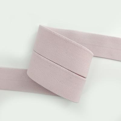 China Free sample manufacturer custom width logo pink elastic band with logo for sale