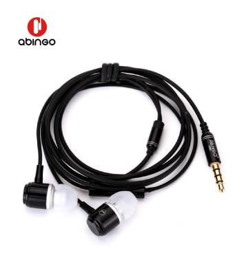 China Wired In-Ear 3.5mm Interface Handsfree In Ear Earphone With Microphone For Android IOS Ipad Samrtphone Abingo A300i for sale