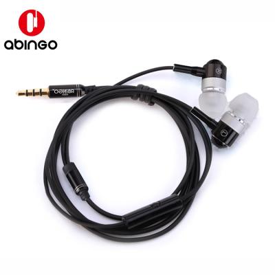 China Wired In-Ear In Ear Earphone With Microphone 3.5mm Interface Handsfree For Android IOS Ipad Samrtphone Abingo A100i for sale