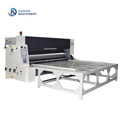 China De semi Auto 2.4m Machine van de Kartondruk voor Golf Kartonnen Flexographic Druk Te koop