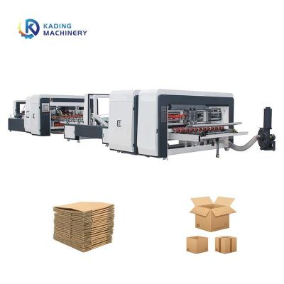 중국 High Speed 220 Pcs/Min Folder Gluer Machine For Multi Shapes Boxes 판매용