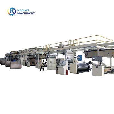 Κίνα Steam Heating 3 / 5 / 7 Layers Corrugation Line With Slitter Scorer Machine προς πώληση