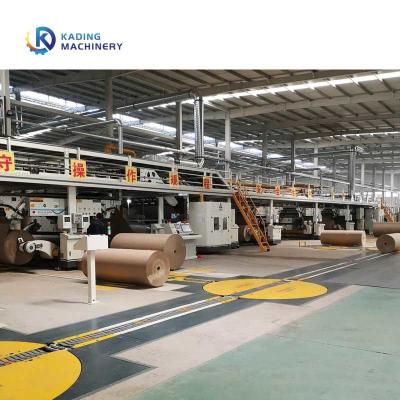 Chine Ligne de production de carton ondulé de 1800 mm avec empilage de gantry pour 3 / 5 / 7 Ply Board à vendre