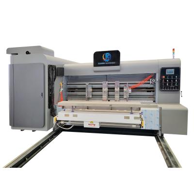 China Full Vacuum Suction Corrugated Box Printing Machine Of Servo Motor Feeding for sale