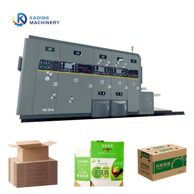 China Rotary Type Corrugated Box Printing Machine For Multi Colours Boxes Printing for sale