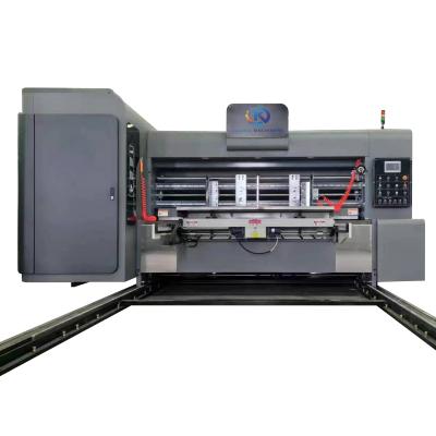 China High-Definition Walzkarton-Druckmaschine mit Dreh-Druck-Schneidemaschine für die Fruchtkartonherstellung zu verkaufen