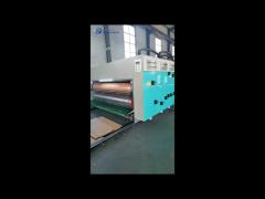 Manual feeding carton printer slotting and die cutting machine for pizza box