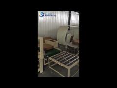 Semi Auto Corrugated Board Folder Gluer Carton Folding Gluing Machine