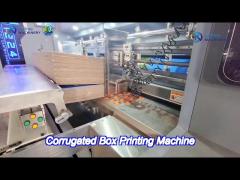 front edge paper feeding flexo printing machine with rotary slotting die cutting