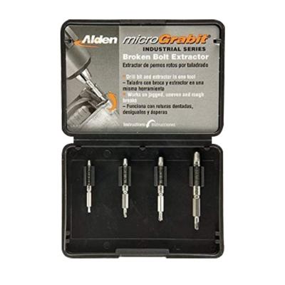 China For Removing Damaged Micro Broken Screw Grabit Bolt Extractor 4 Piece Kit - Small Bolt & Screw Remover - Made in USA for sale