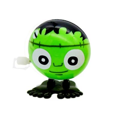 China Latest Holiday Plastic Cogs Walking Toys Zombie Bouncing Halloween Decoration Wind Up Toys for sale