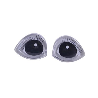 China Cartoon Toy Eyelash Doll Eyes Safety Cartoon Eyes for Teddy Bear Puppet Dolls Amigurumi Craft Animal Eye Stuffed Toys Snap for sale