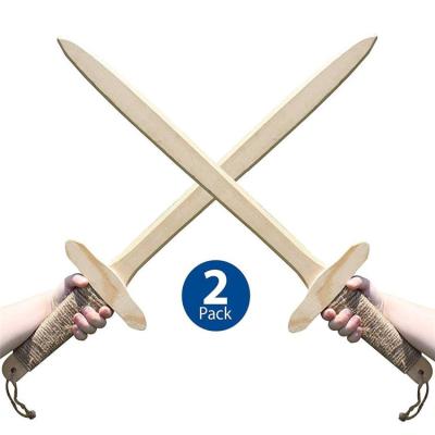 China School Home Office Hotel Decoration Storage Wines Set Of 2 Live Action Role Play Outdoor Cosplay Game Toy Wooden Swords for sale