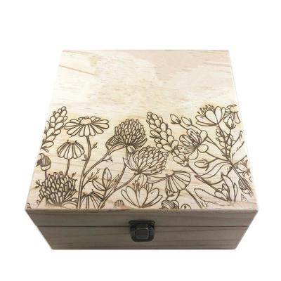 China China Premium 36 Slots Rollerball Series Wooden Aromatherapy Storage Box Essential Oil for sale