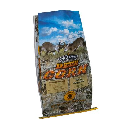 China BIODEGRADABLE Laminated 50kg Rice Kraft Paper Bag , Rice Bags For Packaging for sale