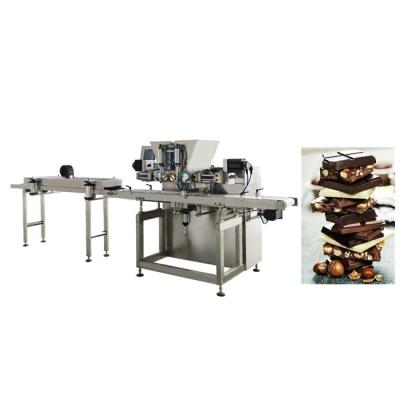 China Servo Motor Depositor 200kg/H Chocolate Moulding Machine for sale