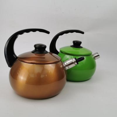 China 3L Viable Thickened Flat Bottom Kettle Gas Stove Stainless Steel Kettle Camping Travel Practical Kettle for sale