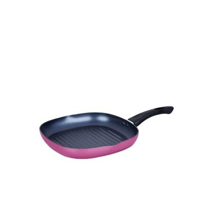 China Sustainable Hot Press Frying Pan Non-Stick Cookware Griddle Plate Ovenware Tableware for sale