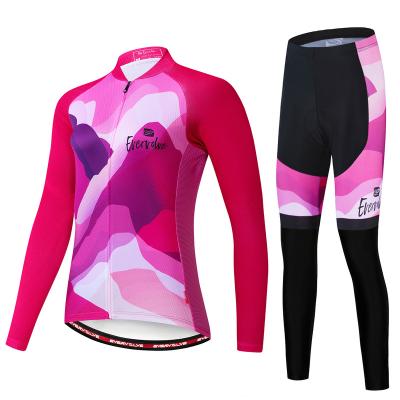 China New Fashion Mountain Cycling Clothing Road Cycling Cycling Breathable Custom Clothing Long Sleeve Cycling Suit for sale