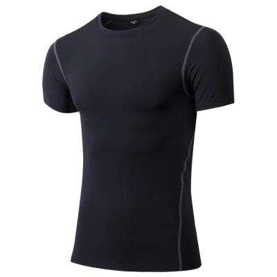 China Breathable Comfortable Soft Fitness Gym Clothes Men Dry Gym Muscle Seamless Short Sleeve T-Shirt for sale