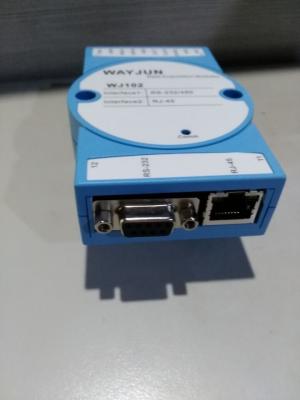 China WAYJUN WJ102 - 232/485 - RJ45 RS232/485 bis RJ45,blaue Unterstützung AUTO MDI / MDIX DIN35 zu verkaufen