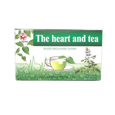 China Bagged Tea Manufacturer Direct Selling High Quality Heart Tea Health Drink Natural Green Tea for sale