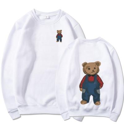 China Dirty Bear Anti-pilling Sweatshirt Men Women Long Sleeve O-Neck Pullover Kpop Streetwear Comic Sweatshirt for sale