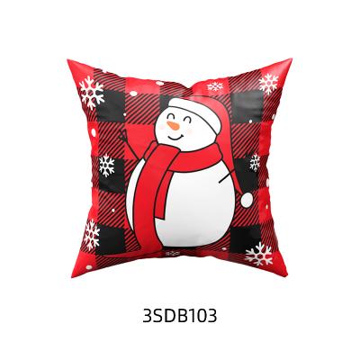 China New PORTABLE christmas satin pillow case valentine's day sofa cushion birthday cartoon pillow border design for sale