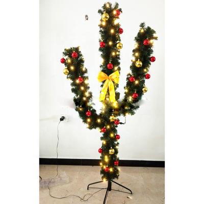 China Christmas Tree Decoration 180cm Cactus Christmas Tree for sale